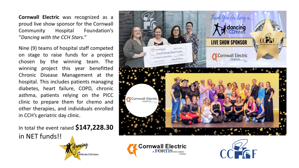 Cornwall Community Hospital Foundation Sponsorship