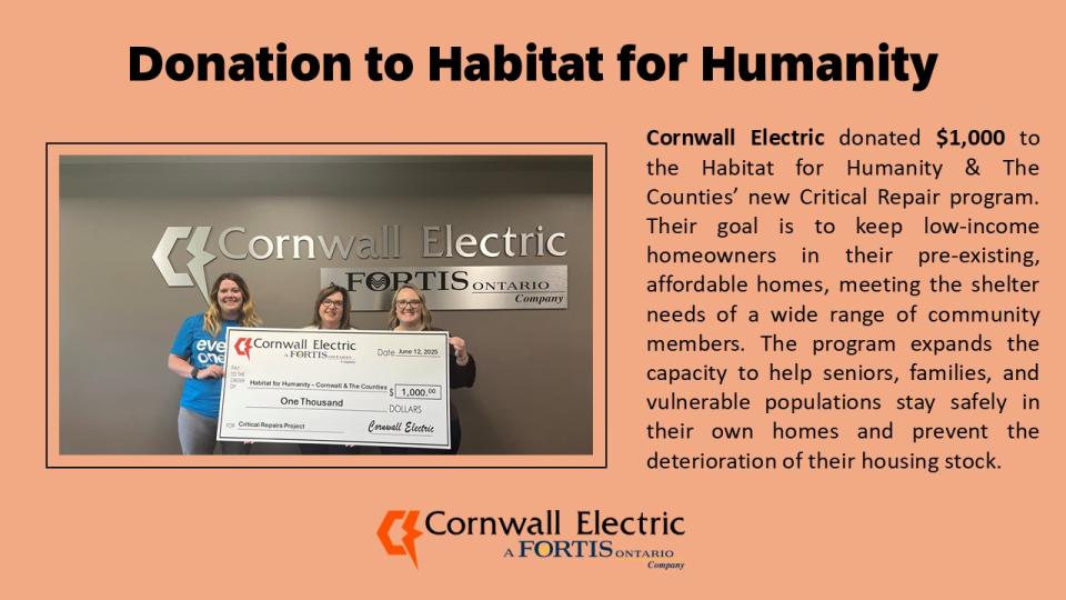 Habitat for Humanity Donation 2025